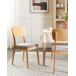 Beliani Silla de comedor MINIER Beliani Silla de comedor MINIER Gris Claro