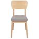 Beliani Silla de comedor MINIER Beliani Silla de comedor MINIER Gris Claro