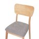 Beliani Silla de comedor MINIER Beliani Silla de comedor MINIER Gris Claro