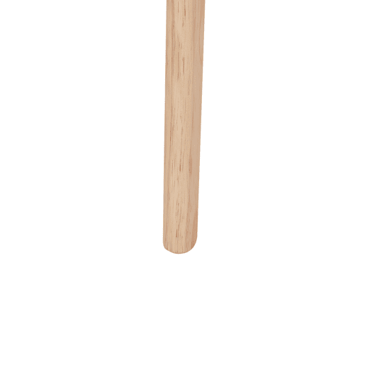 Conjunto de 2 cadeiras de jantar MINIER Madeira Castanho claro
