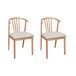Beliani Silla de comedor CRAIG Beliani Silla de comedor CRAIG Madera Clara