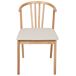 Beliani Silla de comedor CRAIG Beliani Silla de comedor CRAIG Madera Clara