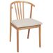 Beliani Silla de comedor CRAIG Beliani Silla de comedor CRAIG Madera Clara