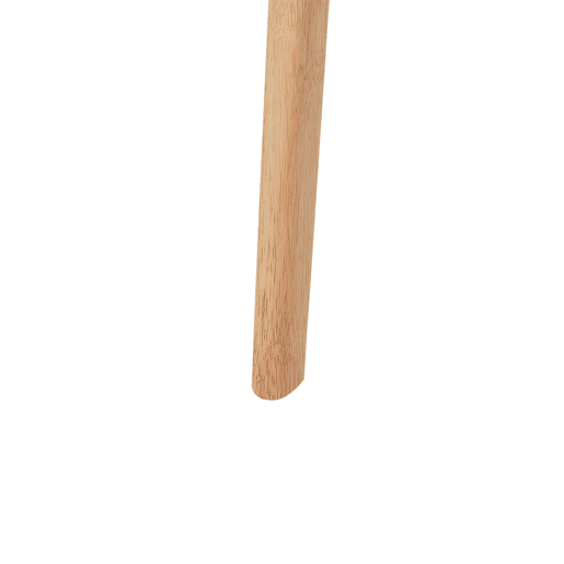 Conjunto de 2 cadeiras de jantar CRAIG Madeira Castanho claro