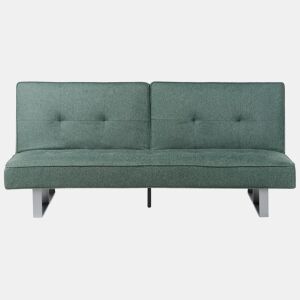 Sofá-cama DUBLIN Tecido Verde 3 lugares