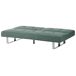 Beliani Sofá cama Poliéster DUBLIN Beliani Sofá cama Poliéster DUBLIN Verde Oscuro