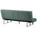 Beliani Sofá cama Poliéster DUBLIN Beliani Sofá cama Poliéster DUBLIN Verde Oscuro
