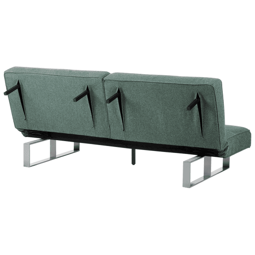 Sofá-cama DUBLIN Tecido Verde 3 lugares