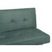 Beliani Sofá cama Poliéster DUBLIN Beliani Sofá cama Poliéster DUBLIN Verde Oscuro