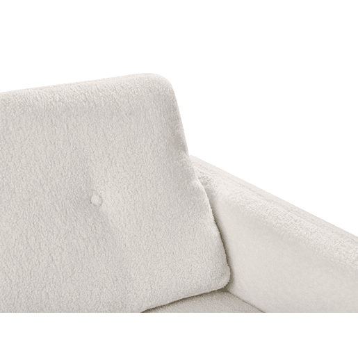 Sofá TUVE Bouclé Branco 3 lugares Sofá TUVE Bouclé Branco 3 lugares