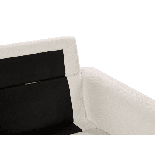 Sofá TUVE Bouclé Branco 3 lugares Sofá TUVE Bouclé Branco 3 lugares
