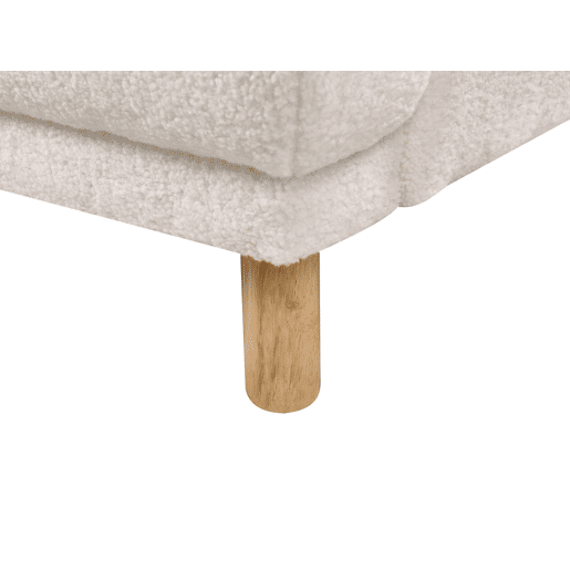 Sofá TUVE Bouclé Branco 3 lugares Sofá TUVE Bouclé Branco 3 lugares