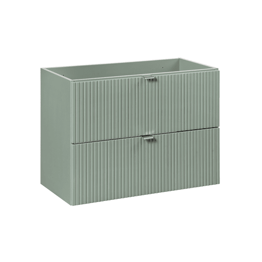 Móvel lavatório 80cm 2 gavetas Verde Jade