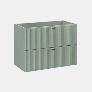 Móvel lavatório 80cm 2 gavetas Verde Jade