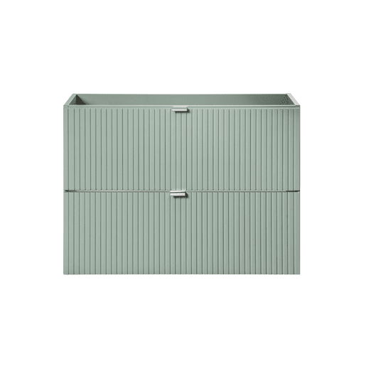 Móvel lavatório 80cm 2 gavetas Verde Jade