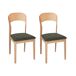 Beliani Silla de comedor ALVIN Beliani Silla de comedor ALVIN Verde Oscuro
