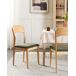 Beliani Silla de comedor ALVIN Beliani Silla de comedor ALVIN Verde Oscuro