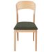 Beliani Silla de comedor ALVIN Beliani Silla de comedor ALVIN Verde Oscuro