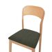 Beliani Silla de comedor ALVIN Beliani Silla de comedor ALVIN Verde Oscuro