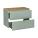 Mueble bajo lavabo 2 cajones encimera Jade Mueble bajo lavabo 2 cajones encimera Jade Verde