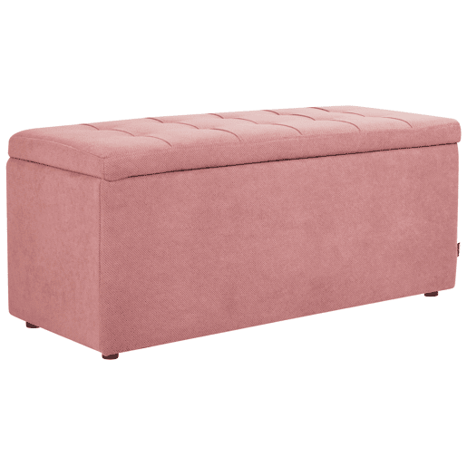 Repousa-pés com arrumação OREM Tecido Rosa Repousa-pés com arrumação OREM Tecido Rosa