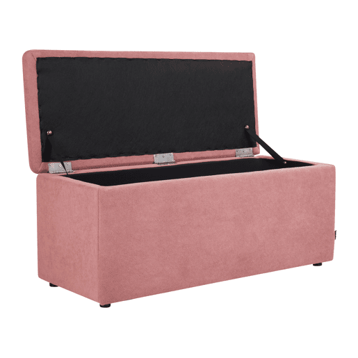 Repousa-pés com arrumação OREM Tecido Rosa Repousa-pés com arrumação OREM Tecido Rosa