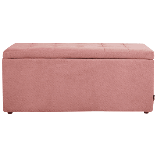 Repousa-pés com arrumação OREM Tecido Rosa Repousa-pés com arrumação OREM Tecido Rosa