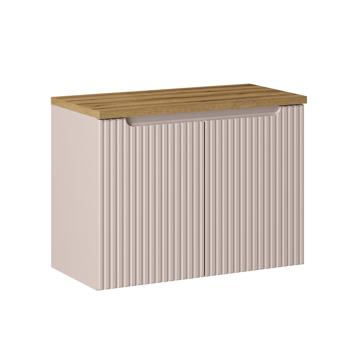 Mueble bajo lavabo 2 puertas encimera Riva 80