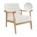 Beliani Sillón LEKNES Beliani Sillón LEKNES Crema