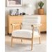 Beliani Sillón LEKNES Beliani Sillón LEKNES Crema
