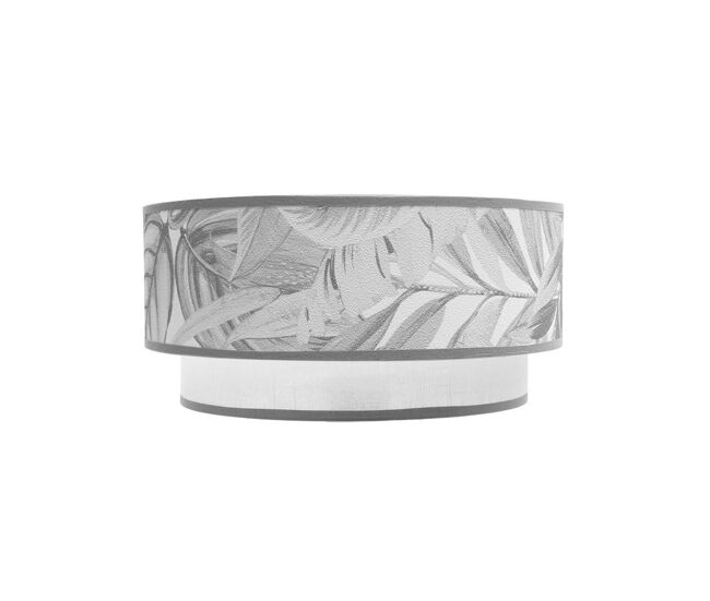 Aplique de pared metal color gris serie camerun 30cm