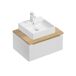 Mueble lavabo individual 1 cajón Livia Mueble lavabo individual 1 cajón Livia Blanco