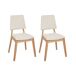 Beliani Silla de comedor MERRILL Beliani Silla de comedor MERRILL Beige