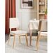 Beliani Silla de comedor MERRILL Beliani Silla de comedor MERRILL Beige