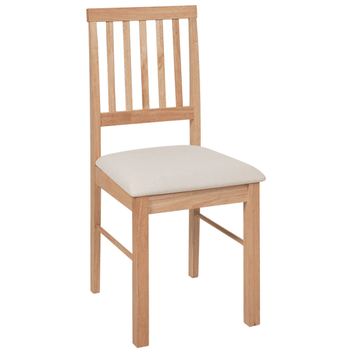 Conjunto de 2 cadeiras de jantar ORONO Madeira Castanho claro