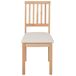 Beliani Silla de comedor ORONO Beliani Silla de comedor ORONO Beige