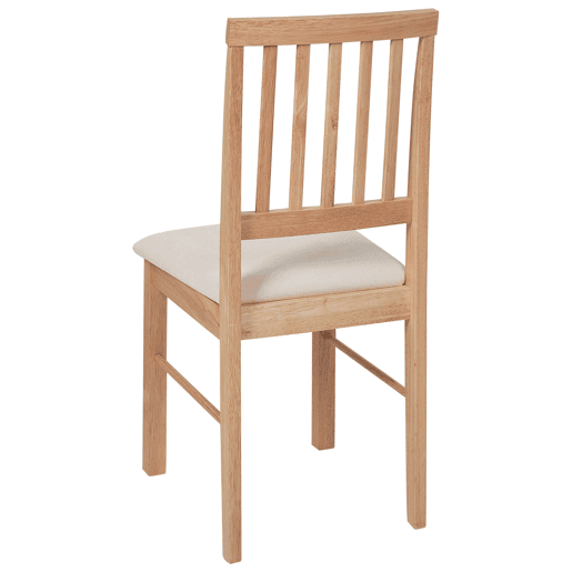 Conjunto de 2 cadeiras de jantar ORONO Madeira Castanho claro