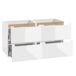Mueble bajo lavabo 4 cajones Livia Mueble bajo lavabo 4 cajones Livia Blanco