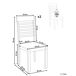 Beliani Silla de comedor ORTLEY Beliani Silla de comedor ORTLEY Beige