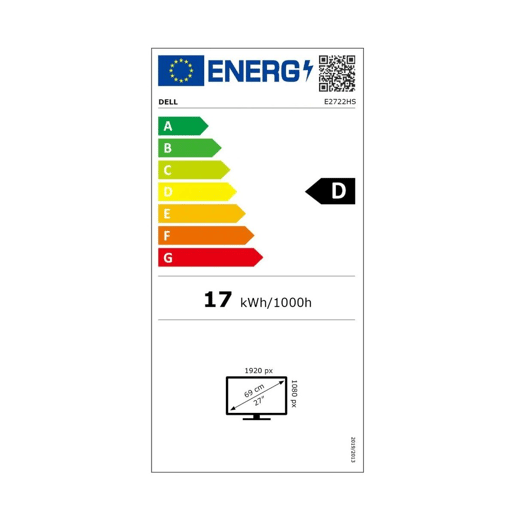 Monitor Dell E2722H Preto Full HD 27 LED IPS LCD Monitor Dell E2722H Preto Full HD 27 LED IPS LCD