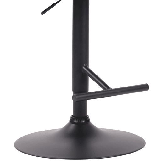 Taburete de bar London V2 en tela Gris oscuro 57X65X107 cm