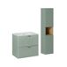 Conjunto de muebles lavabo individual encastrado 2 cajones y columna Jade Conjunto de muebles lavabo individual encastrado 2 cajones y columna Jade Verde