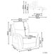Beliani Sillón reclinable GLORIE Beliani Sillón reclinable GLORIE Beige