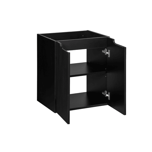 Móvel lavatório 50cm 2 portas Riva Preto