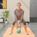 Kettlebell Plástico, Arena Metálica SPORTNOW Kettlebell Plástico, Arena Metálica SPORTNOW Verde