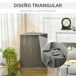 Cesto para Ropa Bambú HOMCOM Cesto para Ropa Bambú HOMCOM Gris