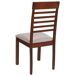 Beliani Silla de comedor ORTLEY Beliani Silla de comedor ORTLEY Gris