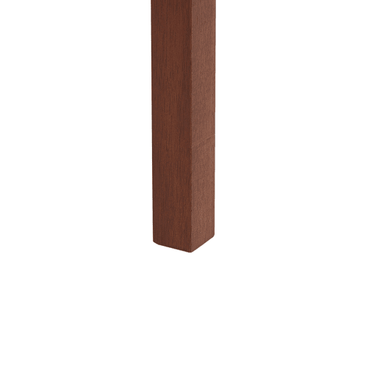 Conjunto de 2 cadeiras de jantar ORTLEY Madeira Castanho escuro