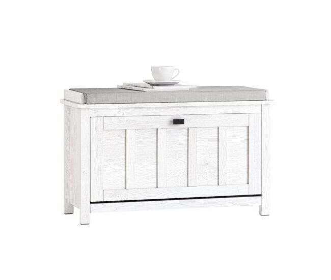 Sobuy fsr161-w banco zapatero con 1 puertas 80 x 30 x 50 cm