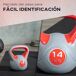 Pesa Rusa PU, Arena SPORTNOW, deportes y ocio - pesas Pesa Rusa PU, Arena SPORTNOW, deportes y ocio - pesas Rojo